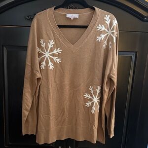 Laurie Felt Tan Knit Sweater